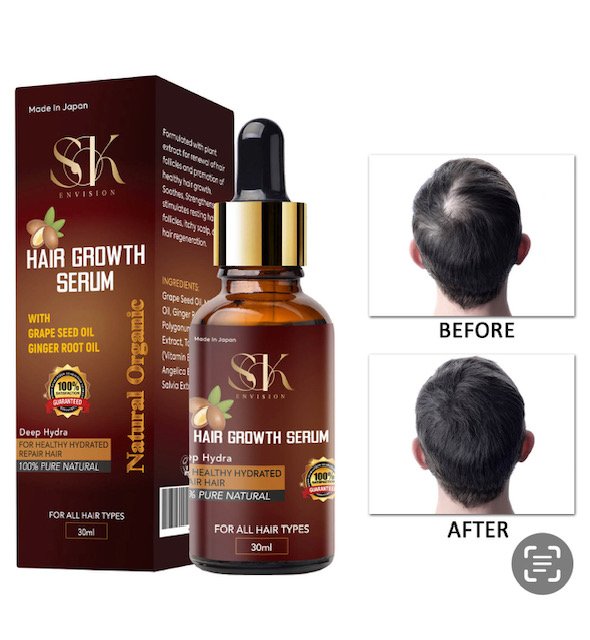 Hair Serum Regrowth of Hair, extracted from Organic & Natural ingrediants - Image 4