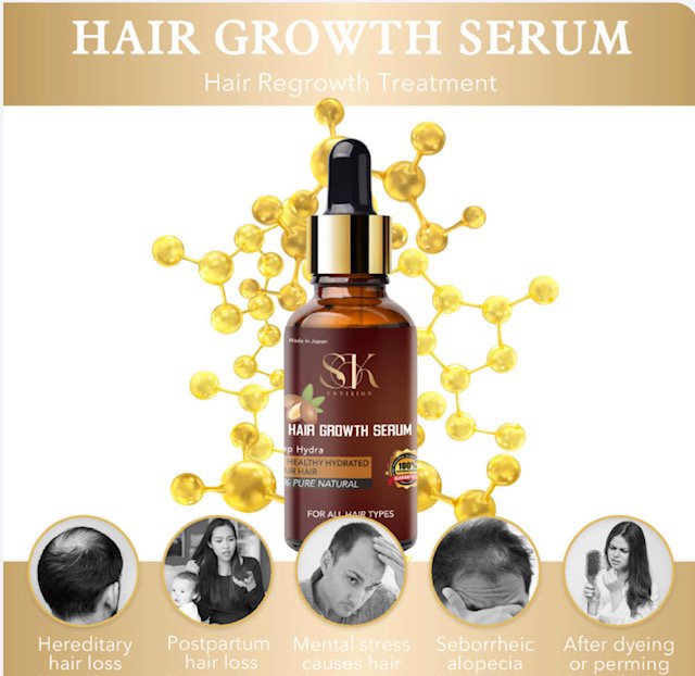 Hair Serum Regrowth of Hair, extracted from Organic & Natural ingrediants - Image 3